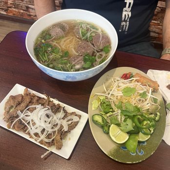 New Pho - Grilled beef pho, with added meatballs. - Vietnamese Near Me - Evans, Colorado
