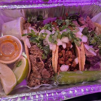 Plazita Mexico Tacos - Carnitas, Al Pastor, Lengua Taco Tradicionales (Left to Right) - Tacos Near Me - Wakefield, Massachusetts Plazita Mexico Tacos - Carnitas, Al Pastor, Lengua Taco Tradicionales (Left to Right) - Tacos Near Me - Wakefield, Massachusetts