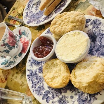 Tea & Sympathy - Tea, scones, cheese and pickle sandwich - British Near Me - New York, New York Tea & Sympathy - Tea, scones, cheese and pickle sandwich - British Near Me - New York, New York