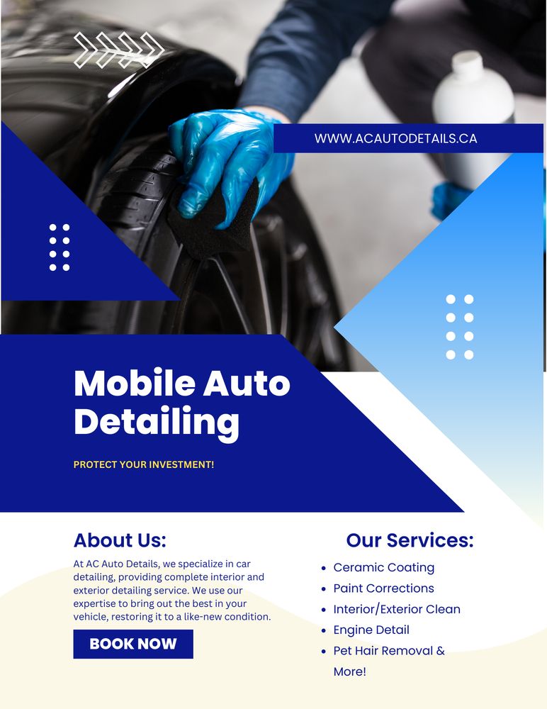 AC AUTO DETAILS Request a Quote 98 Shoreview Place, Stoney Creek