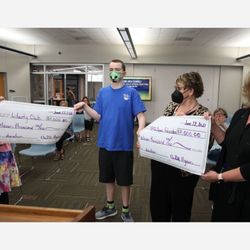 Donating $11,000 to Liberty Club and $11,000 to Saline Area Schools Special Education.