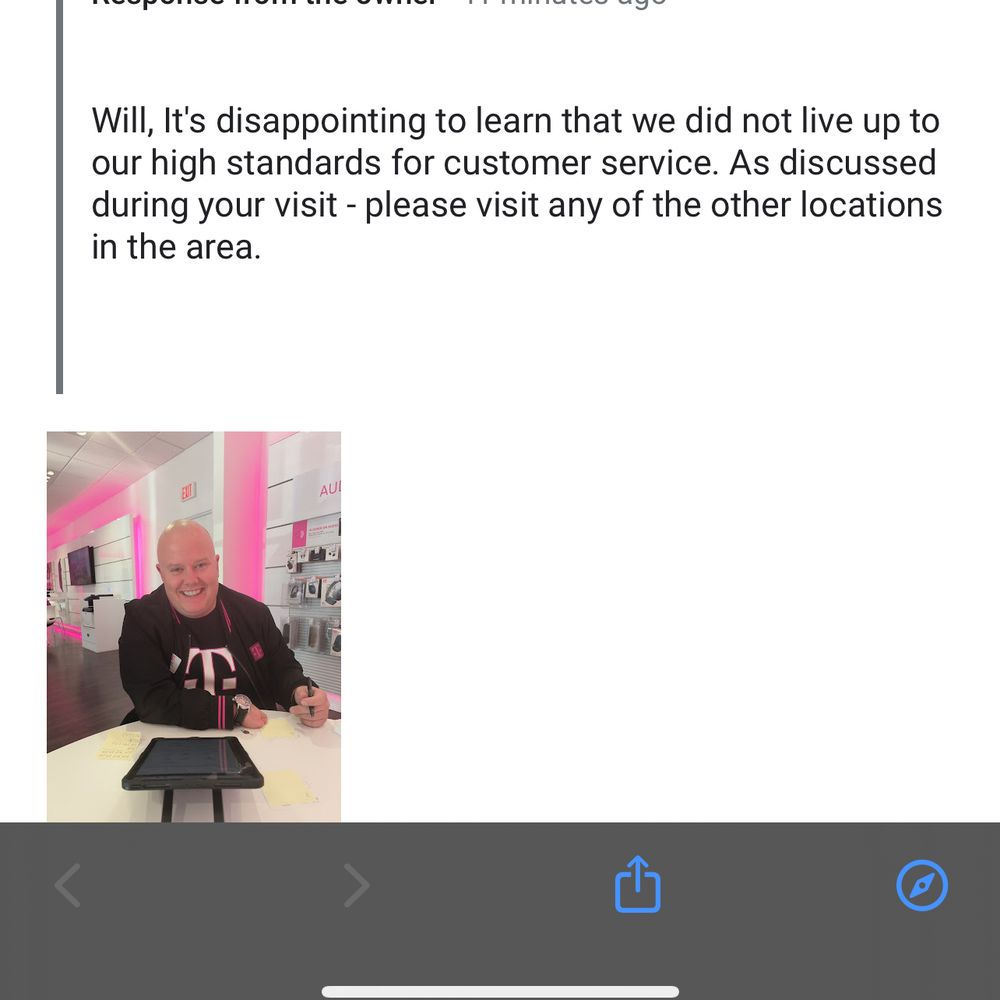 T-Mobile Experience Store - The T Mobile's location owner response on 12/30 - Mobile Phones Near Me - Charleston, South Carolina T-Mobile Experience Store - The T Mobile's location owner response on 12/30 - Mobile Phones Near Me - Charleston, South Carolina