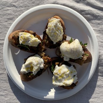 Belfare - Burrata bruschetta - Food Stands Near Me - Petaluma, California