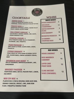Menu photo 4 Hill Street Brewing Oceanside, CA