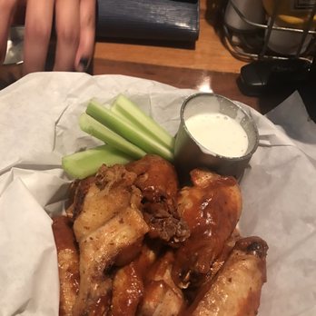 Skip's Kitchen - Chicken wings - yum!!!  This is considered a small plate so bring your appetite. - Burgers Near Me - Carmichael, California