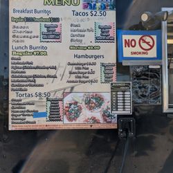 Menu as of September 2025