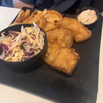 Bleus Burger - Fish and chips were great! - Burgers Near Me - Gulf Shores, Alabama