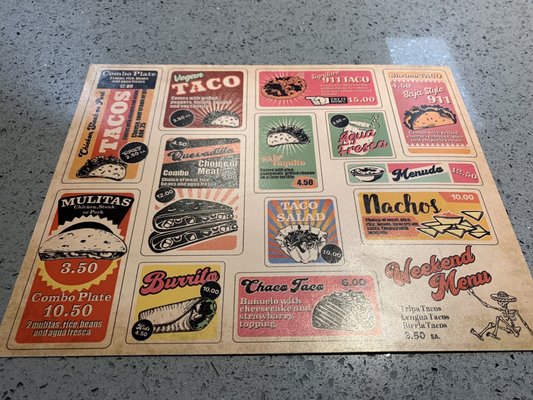 Menu photo 1 911 Taco Bar Shop Las Vegas, NV Menu photo 1 911 Taco Bar Shop Las Vegas, NV