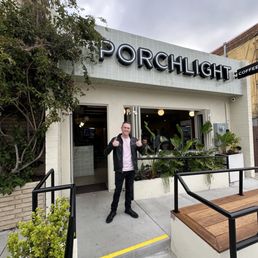 Exterior outside entrance of PorchLight Coffee - San Diego, California Exterior outside entrance of PorchLight Coffee - San Diego, California