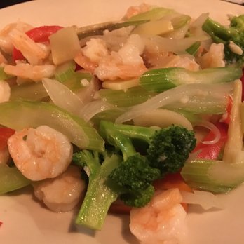 Longfei - Shrimp and Chinese vegetables - Chinese Near Me - Bloomington, Indiana