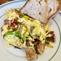 Farmer's Scrambled Eggs (No Cheese)
