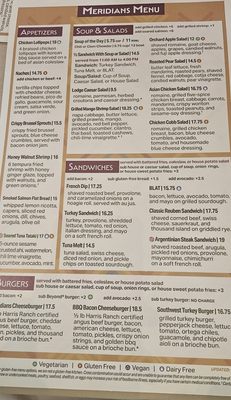 Menu photo 2 Meridians Restaurant Lincoln, CA Menu photo 2 Meridians Restaurant Lincoln, CA
