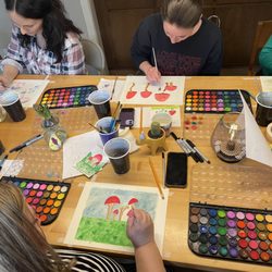 Rooted Design - Watercolor in home event.