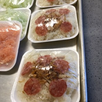 Cha Lua Bakery And Deli - Trays of sticky rice and Chinese sausage ( a kid favorite) we didn't get any this trip - Vietnamese Near Me - Portland, Oregon