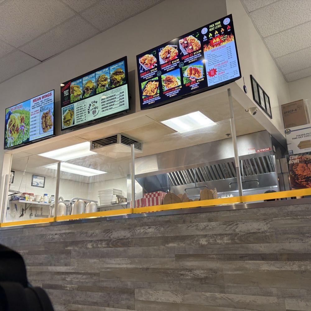 Inside the counter