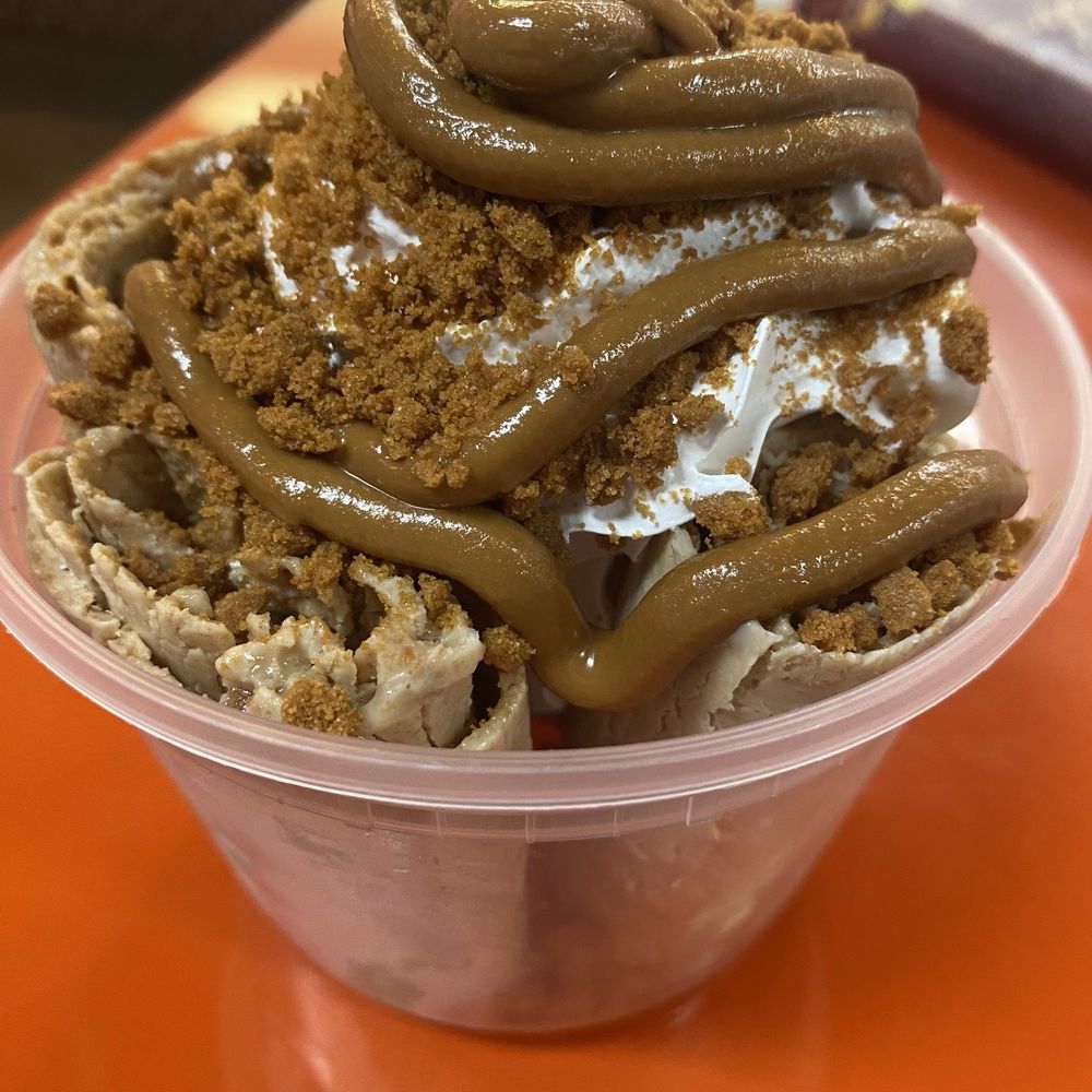 Freezing Cow OKC - Biscoff Bomb-delicious - Ice Cream & Frozen Yogurt Near Me - Oklahoma City, Oklahoma