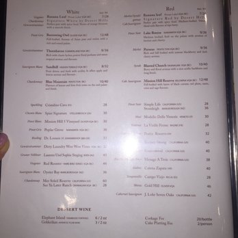 Banana Leaf - Wine list - Malaysian Near Me - Vancouver, British Columbia