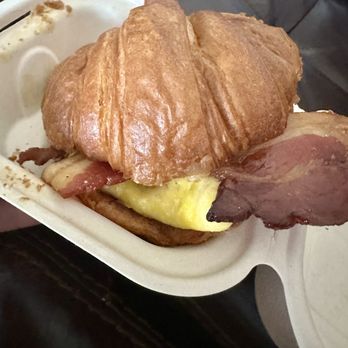 Thistle Farms - Breakfast Croissant Egg, Bacon & Cheese Sandwich - super tasty!! - Community Service/Non-Profit Near Me - Nashville, Tennessee Thistle Farms - Breakfast Croissant Egg, Bacon & Cheese Sandwich - super tasty!! - Community Service/Non-Profit Near Me - Nashville, Tennessee