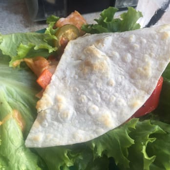Caroline's - Shrimp quesadilla - 1/4 of the actual plate! - American Near Me - Key West, Florida
