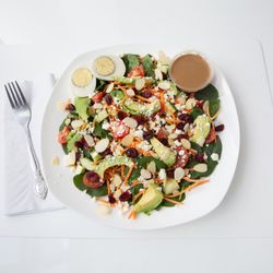 The Power Bar - Spoga Fitness Center - Superfood Salad: It's everything -- and all the veggies -- you need! Your choice of homemade vinaigrette, grapefruit or balsamic.