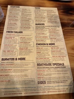 Menu photo 8 Boathouse Cantina Salida, CO