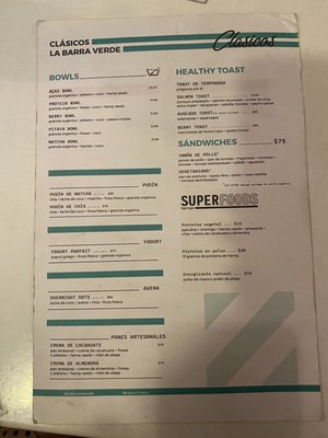 Menu photo 4 Casa Vitara Tijuana, BCN