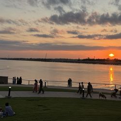 Sear Steakhouse & Lounge - Sunset from the deck outside