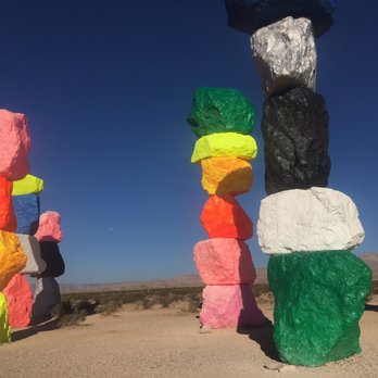 Seven Magic Mountains - Public Art Near Me - Las Vegas, Nevada Seven Magic Mountains - Public Art Near Me - Las Vegas, Nevada