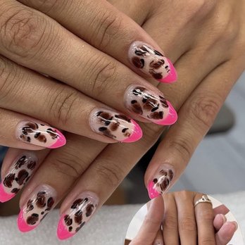 Muse Nail and Spa - Pink cheetah nails - Nail Salons Near Me - Yucaipa, California Muse Nail and Spa - Pink cheetah nails - Nail Salons Near Me - Yucaipa, California