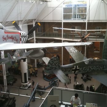 IWM London - From the second floor, looking down at some of the aircraft and tanks - Museums Near Me - London, XGL