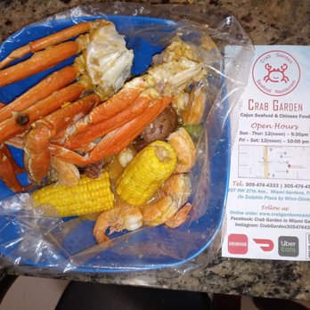 Crab garden - Crab Boil(medium garlic sauce) - Cajun/Creole Near Me - Miami Gardens, Florida Crab garden - Crab Boil(medium garlic sauce) - Cajun/Creole Near Me - Miami Gardens, Florida
