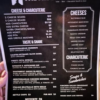The Hidden Cellar - Charcuterie and dinner menu - Wine Bars Near Me - Cypress, Texas The Hidden Cellar - Charcuterie and dinner menu - Wine Bars Near Me - Cypress, Texas