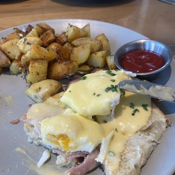 Cafe Bernardo - Bernardo Benedict. It's blah. - Burgers Near Me - Sacramento, California