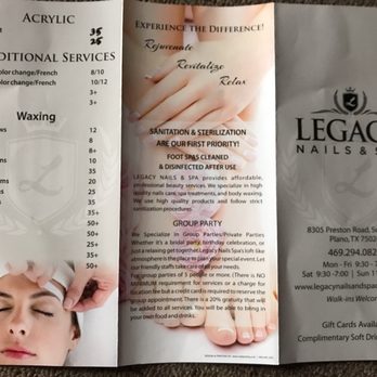 Legacy Nails & Spa - Updated prices 1/2019 - Nail Salons Near Me - Plano, Texas Legacy Nails & Spa - Updated prices 1/2019 - Nail Salons Near Me - Plano, Texas