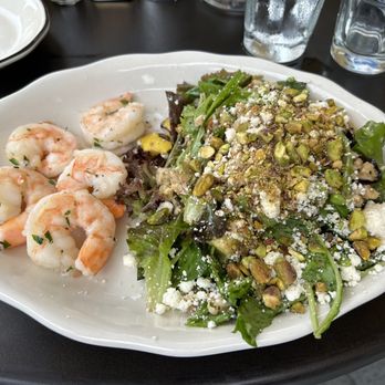 Bar 'Cino Newport - Farro salad with roasted shrimp added. - Bars Near Me - Newport, Rhode Island