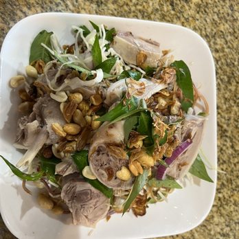 Com Ga Thuong Hai - Duck Cabbage Salad and Banana Flower Salad - Vietnamese Near Me - Houston, Texas