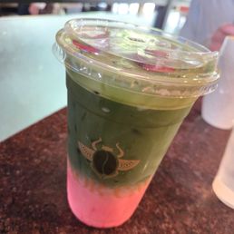 Iced Strawberry Matcha