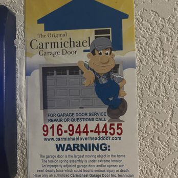 Carmichael Garage Door - Company and phone number! - Garage Door Services Near Me