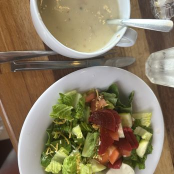The Chowder Barge - Chowder and dinner salad - Seafood Near Me - Wilmington, California The Chowder Barge - Chowder and dinner salad - Seafood Near Me - Wilmington, California
