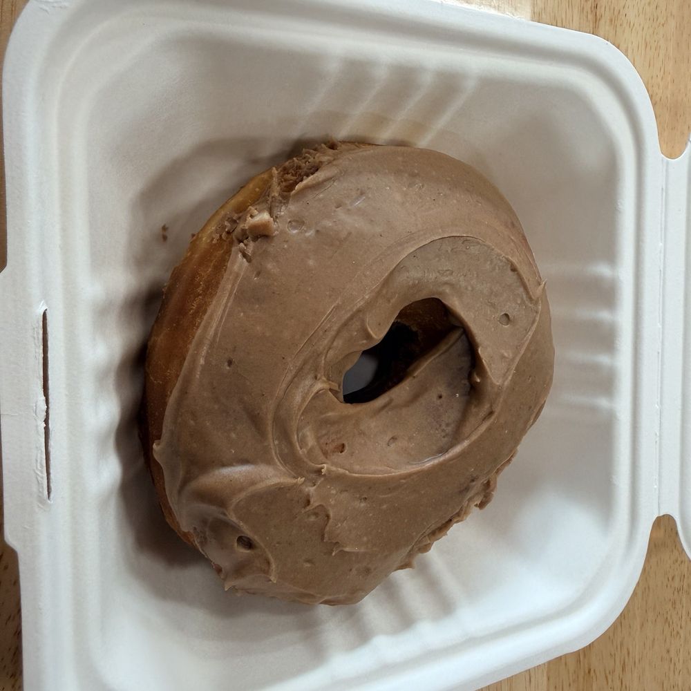 Hallowed Grounds Coffee - Chocolate glazed donut - Coffee & Tea Near Me - Merchantville, New Jersey Hallowed Grounds Coffee - Chocolate glazed donut - Coffee & Tea Near Me - Merchantville, New Jersey