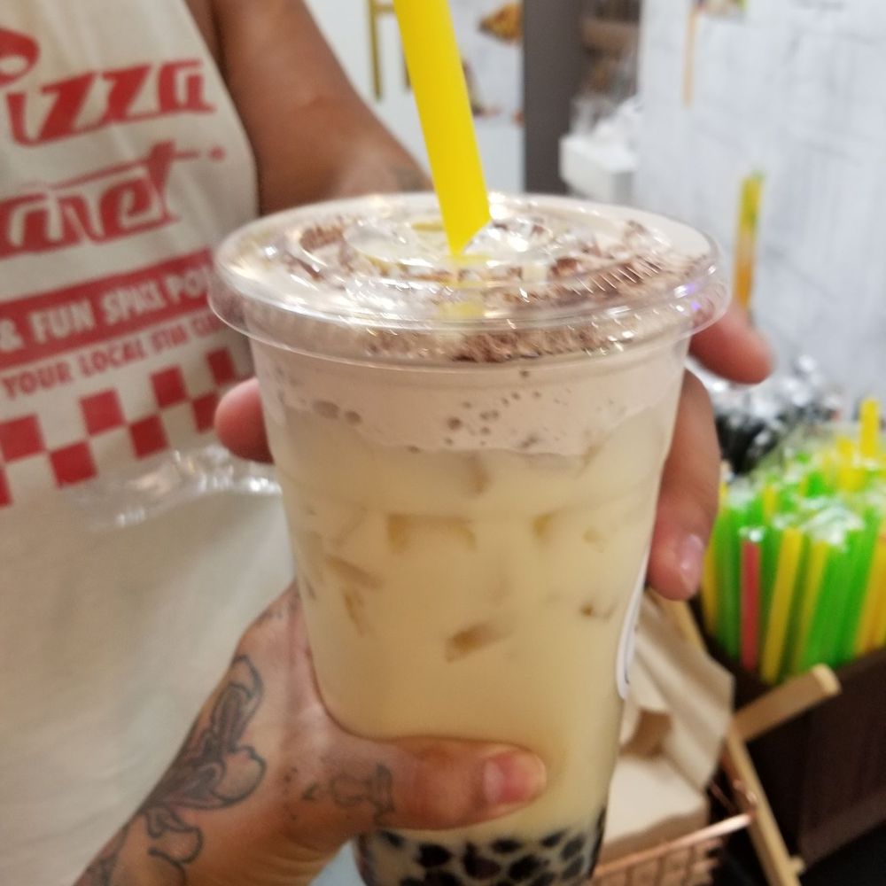 Prolece Tea - Hazelnut Rose Milk Tea with Boba - Bubble Tea Near Me - Pasadena, California Prolece Tea - Hazelnut Rose Milk Tea with Boba - Bubble Tea Near Me - Pasadena, California