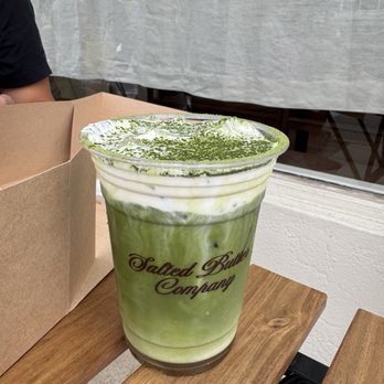 Salted Butter - Cloud matcha latte - Desserts Near Me - Pasadena, California