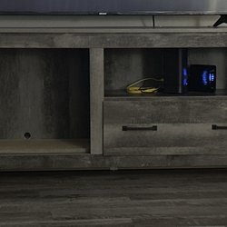 American Freight Furniture, Mattress, Appliance - there is pose to be a fireplace inside,i have the fireplace but without the other pieces it doesn't stay in place and it fell on my kid