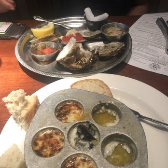 Real Seafood Company Ann Arbor - Escargot + half order of Oysters Florentine - Seafood Near Me - Ann Arbor, Michigan Real Seafood Company Ann Arbor - Escargot + half order of Oysters Florentine - Seafood Near Me - Ann Arbor, Michigan