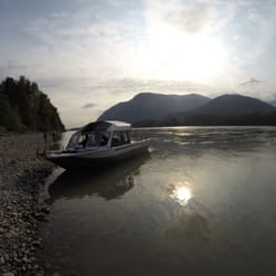 Bluewater Rockies Sport Fishing Guiding - Fishing boat at dusk