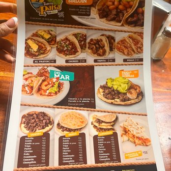 Taquería El Paisa - Menu - Tacos Near Me - La Paz, BCS