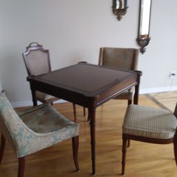 Love what Jose did with my game table Chairs!!!!! Love what Jose did with my game table Chairs!!!!!