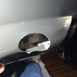 Container with hole