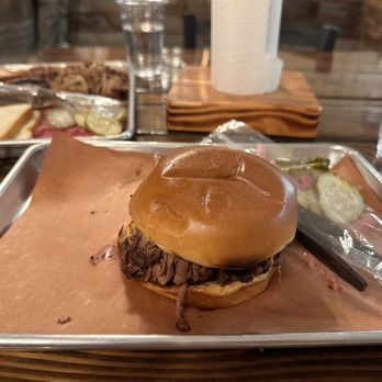 Smokin J’s Barbecue - Brisket sandwich - Burgers Near Me - Beatty, Nevada Smokin J’s Barbecue - Brisket sandwich - Burgers Near Me - Beatty, Nevada