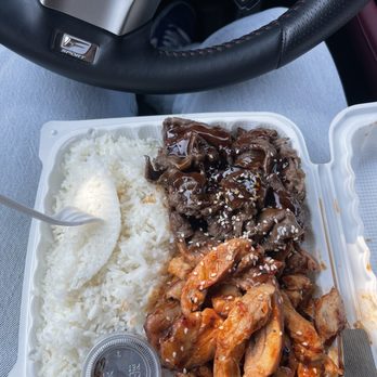 Bro's Teriyaki #2 - Spicy chicken and beef combo plate - Japanese Near Me - Seattle, Washington Bro's Teriyaki #2 - Spicy chicken and beef combo plate - Japanese Near Me - Seattle, Washington